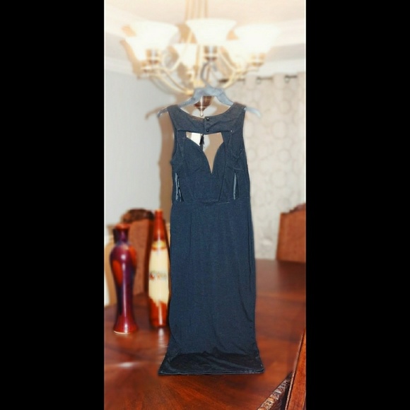 (New) Black Body-Con Dress by tfnc - Picture 2 of 3